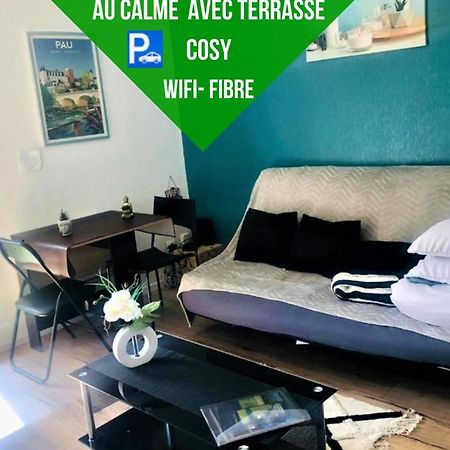 Le Petit Park-Studio-Terrasse- Piscine-Wifi Fibre Apartment Pau Luaran gambar