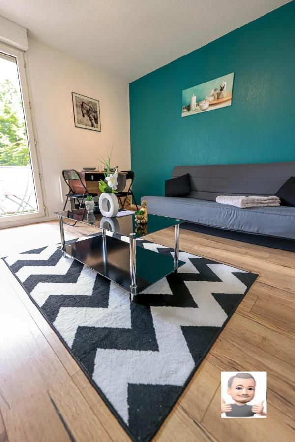 Le Petit Park-Studio-Terrasse- Piscine-Wifi Fibre Apartment Pau Luaran gambar