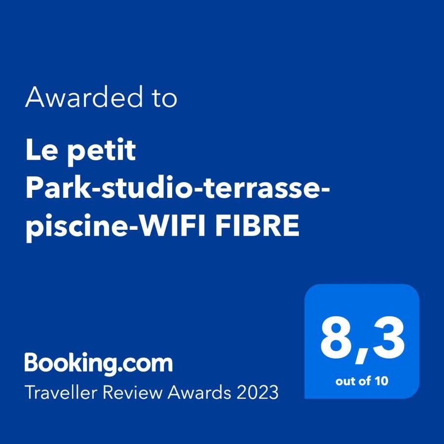 Le Petit Park-Studio-Terrasse- Piscine-Wifi Fibre Apartment Pau Luaran gambar