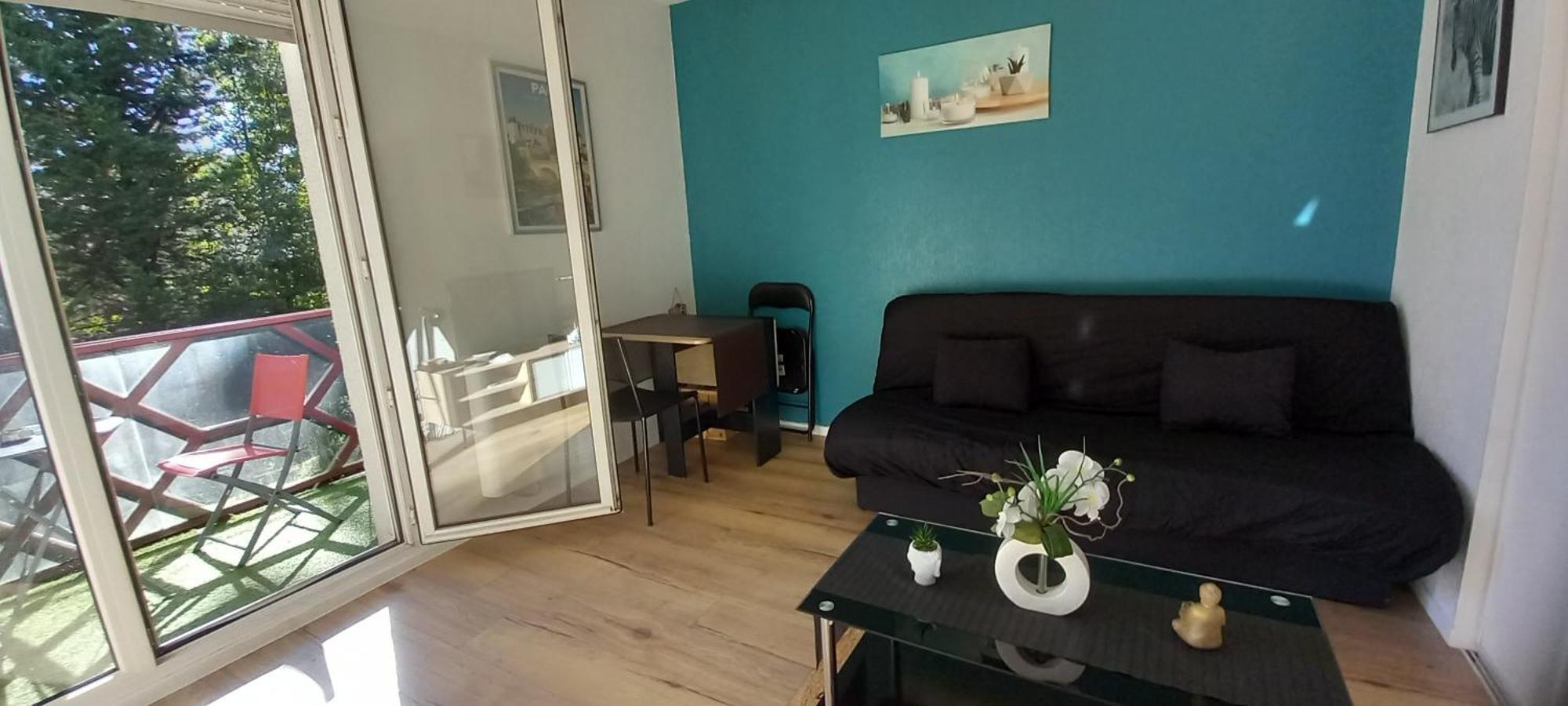 Le Petit Park-Studio-Terrasse- Piscine-Wifi Fibre Apartment Pau Luaran gambar